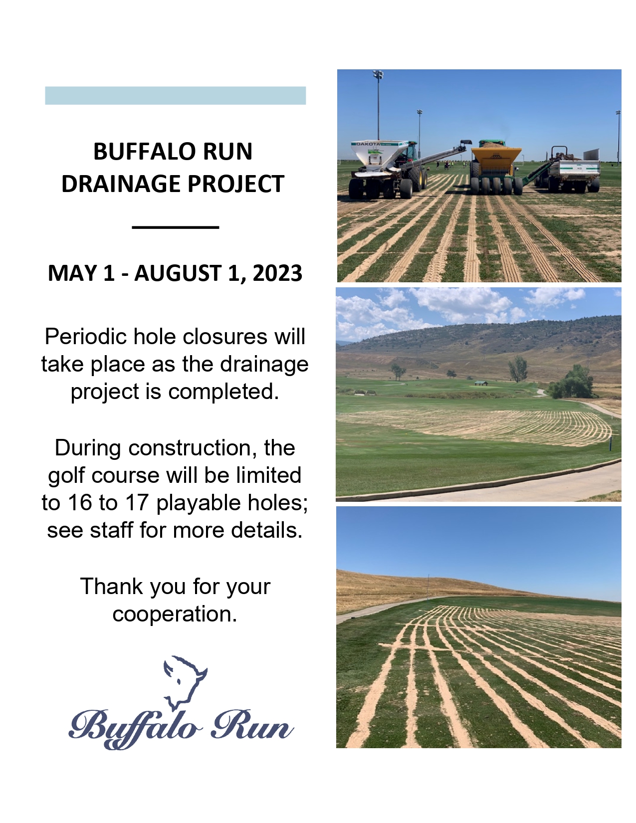 My Homepage Buffalo Run Golf Course